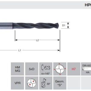 PUNTA MD XH 5XD CF ED0564 D18,00 L143/93
