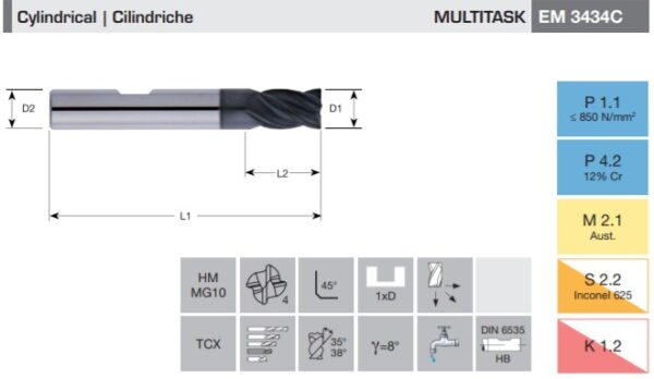 FRESA MD XH Z4 CL SF EM3463C D10,00 L66/14