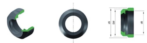 GHIERA ERX 11 ESAGONO ECC SX