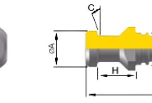 CODOLO PROLUNGATO ISO7388/2-B  M12 MORSE TAPER 3