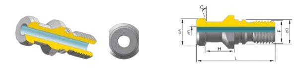 CODOLO M16 DIN69872/A FORATO