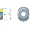 CODOLO M24 ISO7388/2-A FORATO
