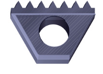 INSERTI A PETTINE NORIS 1281 6,0MM I-.K20