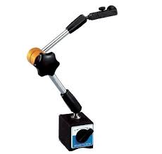 BASI MAGNETICHE CON SUPPORTO ARTICOLATO
POMELLI DI REGOLAZIONE FINE 
FORZA MAGNETICA 80 kgf
Base magnetica 50x60x55 mm