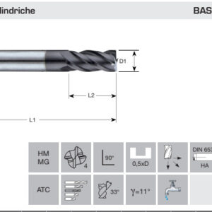 FRESA MD Z4 CIL.  ATT. CILIND. D 16,00 L 100/40