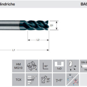 FRESA MD Z4 CIL.  ATT. CILIND. D 10,00 L 75/25