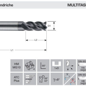 FRESA MD XP MULTIT.Z4 EM3435XL D 5,00 L65/25