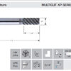 FRESA MD PLUS MULTITAGLIENTI CIL.  ATT. CILIND. D 8,00 L 63/19