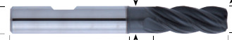FRESA MD Z4 TORICA ATT. WELDON D 20,00 L 104/41/52 R 1 MM