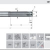 FRESA MD PLUS Z4 GEOM. ALTO AVANZ. L ATT. CILIND. D 8,00 L 80/4/30