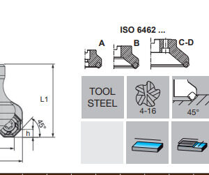 CORPO FRESA PORTA INSERTI Z6 D63,00